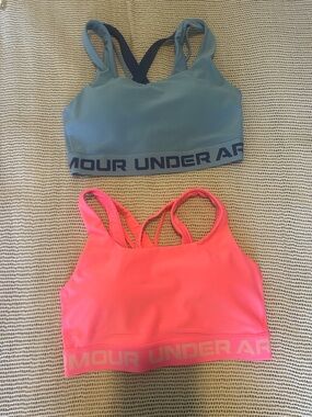 NWOT Under Armour Racerback Sports Bras Set Of 2